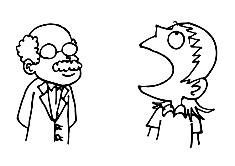 Dibujo para colorear derecho a la asistencia sanitaria