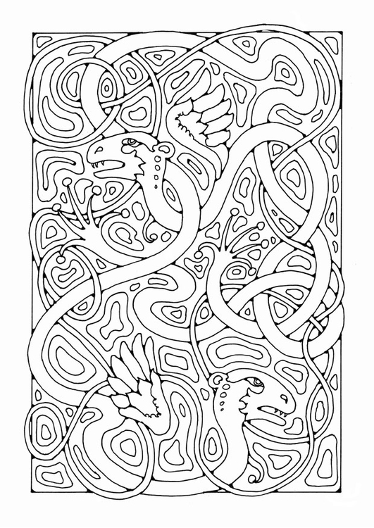 Dibujo para colorear diseÃ±o