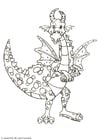 Dibujo para colorear DragÃ³n