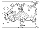 Dibujo para colorear Efteling - China