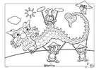 Dibujo para colorear Efteling - China