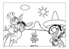 Dibujos para colorear  Efteling - México