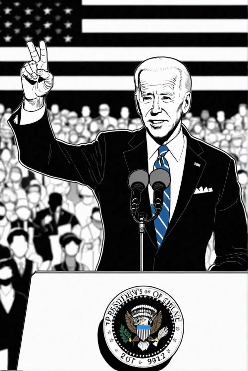 El presidente Biden en una reuniÃ³n