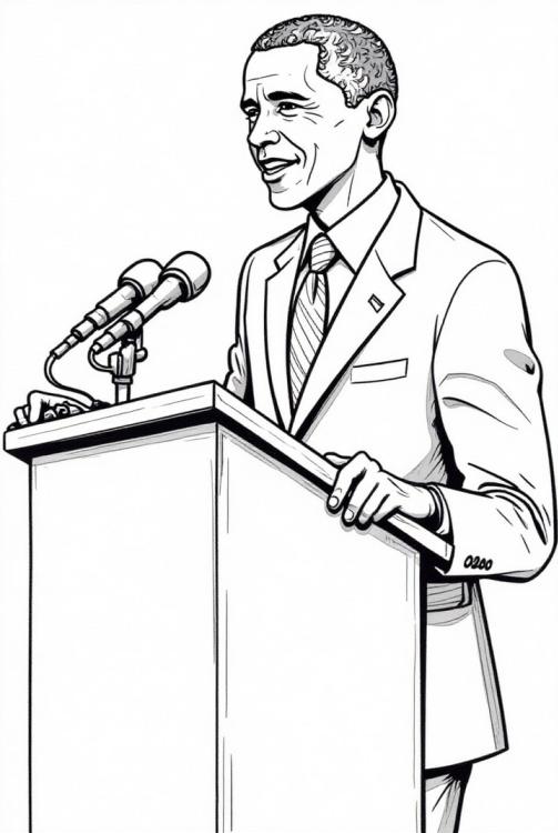 El presidente Obama da un discurso