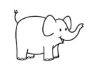 Dibujos para colorear elefante