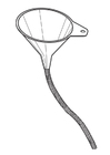 Dibujos para colorear embudo