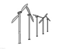 Imagen energÃa eólica - molinos de viento