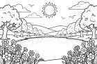 escena de verano