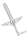 Dibujos para colorear espada