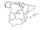 Dibujo para colorear EspaÃ±a