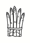 Dibujo para colorear espÃ¡rrago
