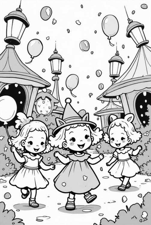 Fiesta de carnaval en carpas