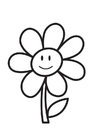 dibujo-para-colorear flor