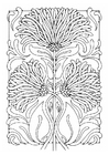 dibujo-para-colorear flores