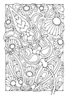 dibujo-para-colorear flores