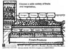 Dibujos para colorear Frutas y verduras frescas