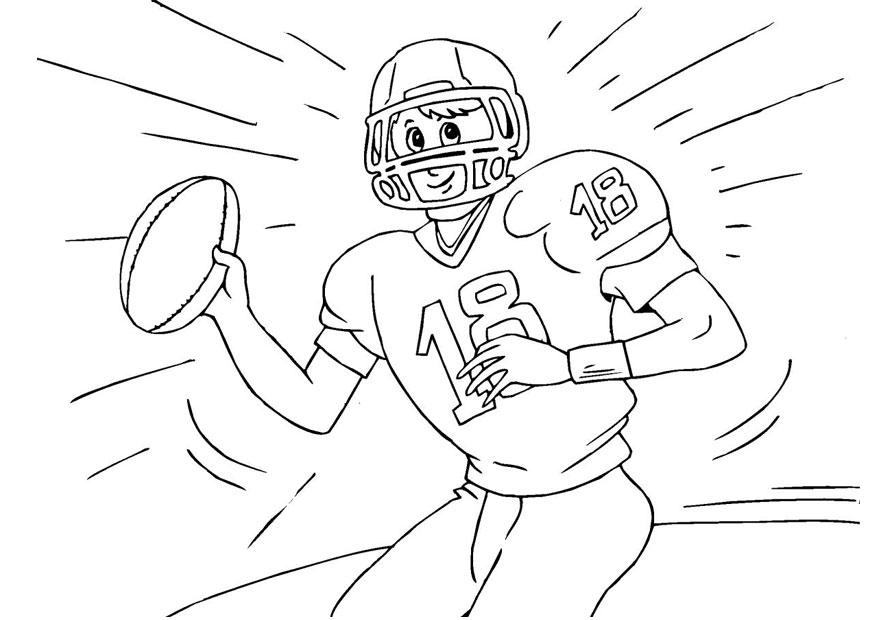 Dibujo para colorear fútbol americano - Dibujos Para Imprimir Gratis - Img 25985 Dibujo para colorear fútbol americano - Dibujos Para Imprimir Gratis - Img 25985