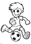 Dibujos para colorear fútbol