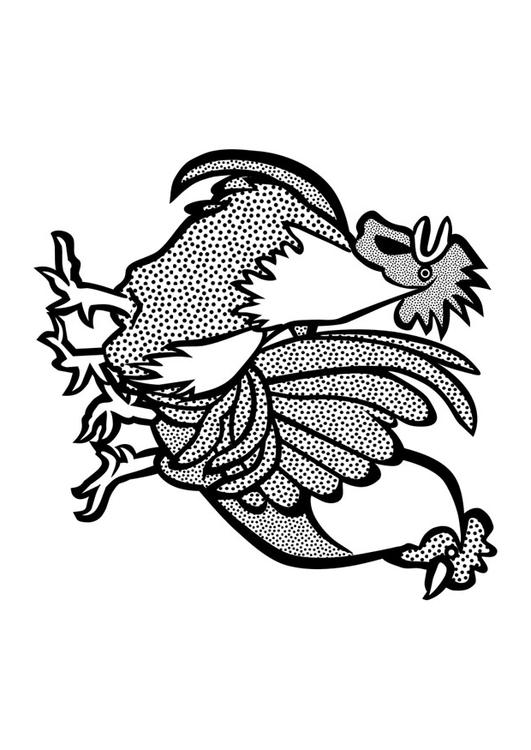 gallo y pollo