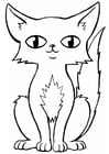 Dibujos para colorear Gato