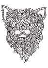 Dibujo para colorear gato