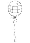 Dibujo para colorear Globo