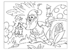 dibujo-para-colorear gnomo