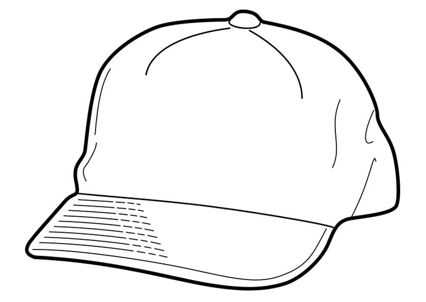 Dibujo para colorear gorra - Dibujos Para Imprimir Gratis - Img 18956