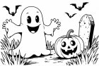 Halloween en el cementerio
