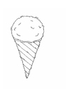 Dibujos para colorear Helado