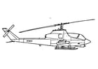 Dibujos para colorear Helicóptero cobra