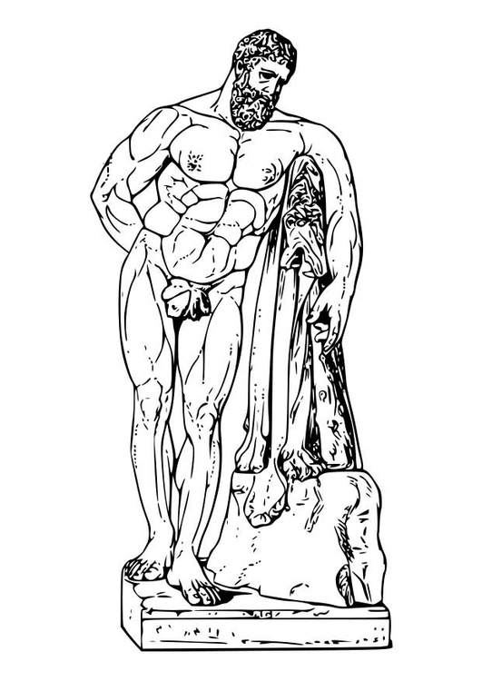 Dibujo para colorear Hercules