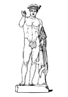 dibujo-para-colorear Hermes
