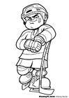 dibujo-para-colorear Hockey