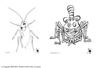 Dibujo para colorear Insectos