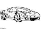 Dibujo para colorear Isuzu Showcar