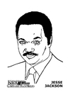 Dibujos para colorear Jesse Jackson