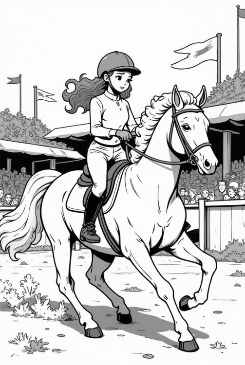 jinete a caballo