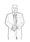 Dibujos para colorear John McCain