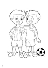 Dibujo para colorear juego limpio