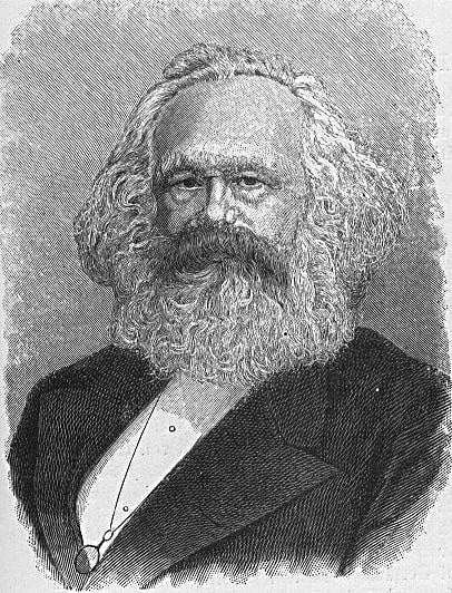 Dibujo para colorear Karl Marx