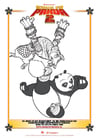 Dibujos para colorear Kung Fu Panda 2