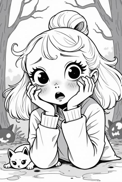 La niÃ±a tiene miedo
