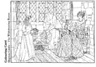 Dibujo para colorear La sala de recepciÃ³n