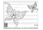 Dibujos para colorear laberinto - mariposa