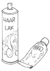 Dibujo para colorear Laca y gel