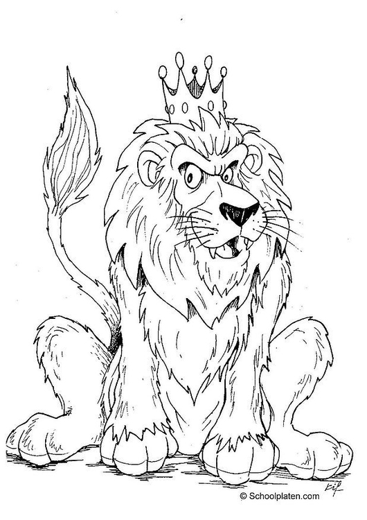 Dibujo para colorear LeÃ³n