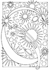 Dibujo para colorear letra - c