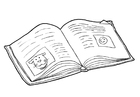 dibujo-para-colorear Libro - leer (2)