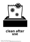 limpieza después del uso